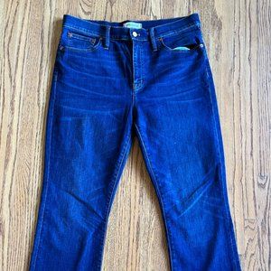 Madewell Blue Cali Demi-Boot Cut Stretch Denim Jeans   Women's Size 32